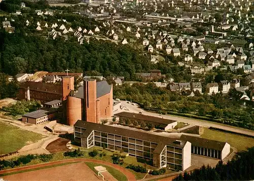 AK / Ansichtskarte  Meschede Benediktinerabtei Koenigsmuenster Abteikirche Gymnasium