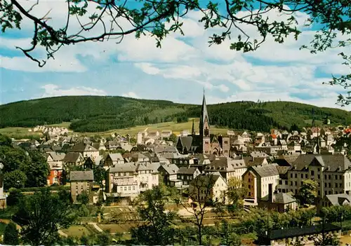 AK / Ansichtskarte  Olpe__Stadt Panorama Kirche