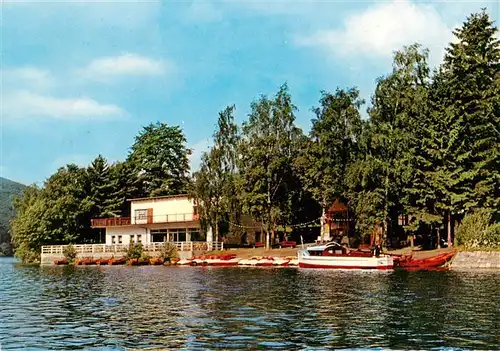 AK / Ansichtskarte  Helminghausen Bootsverleih Zoche am Naturpark Diemelsee