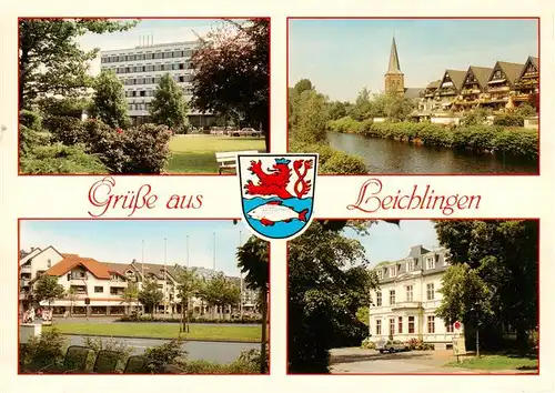AK / Ansichtskarte 73942896 Leichlingen_Rheinland Sanatorium Kirche Teilansicht Schloss