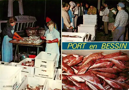 AK / Ansichtskarte  Port-en-Bessin-Huppain_14_Calvados Triage et vente du poisson