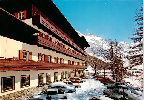 AK / Ansichtskarte  Solda_Sulden_Trentino-Alto-Adige_IT Hotel Zebru Wintersportplatz Alpen