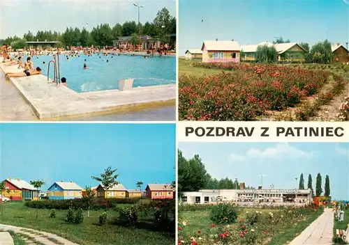 AK / Ansichtskarte  Patiniec_Slovakia Freibad Bungalows Restaurant