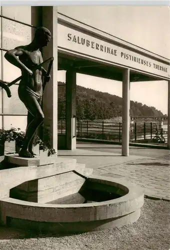 AK / Ansichtskarte  Piestany_Pistian_Poestyen_SK Lamac bariel Brunnen Statue