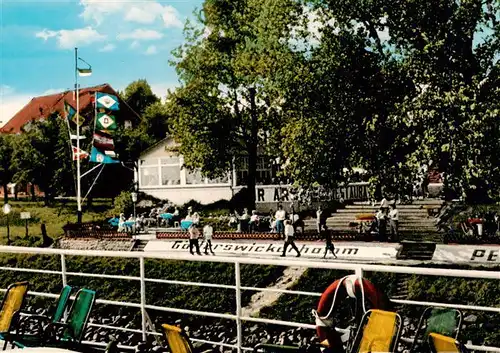 AK / Ansichtskarte  Goetterswickerhamm_Voerde_Niederrhein Café Restaurant Zur Arche