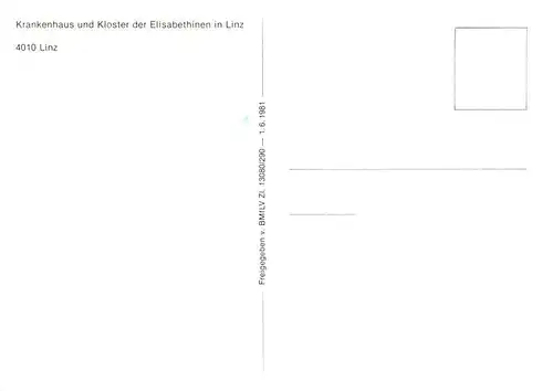 AK / Ansichtskarte  Linz_Rhein Krankenhaus und Kloster der Elisabethinen