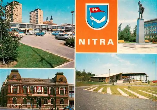 AK / Ansichtskarte  Nitra_Slovakia Einkaufszentrum Denkmal Stadthaus