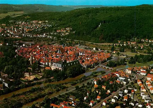 AK / Ansichtskarte  Hann._Muenden Fliegeraufnahme