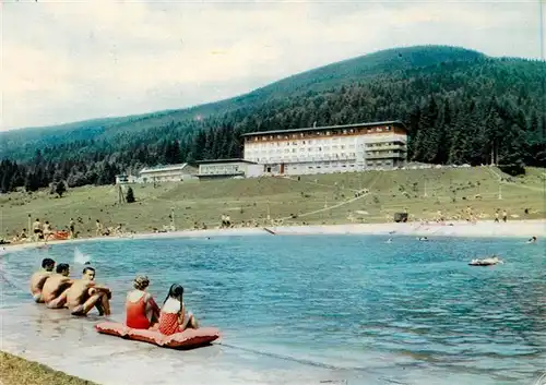 AK / Ansichtskarte  Tale_Brezno_Bries_Nizke_Tatry_SK Hotel Partizan Freibad