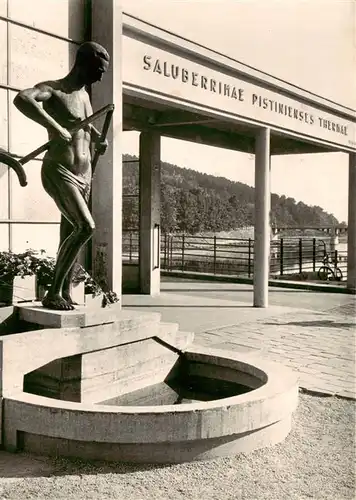 AK / Ansichtskarte  Piestany_Pistian_Poestyen_SK Denkmal Portal Kolonnadenbruecke