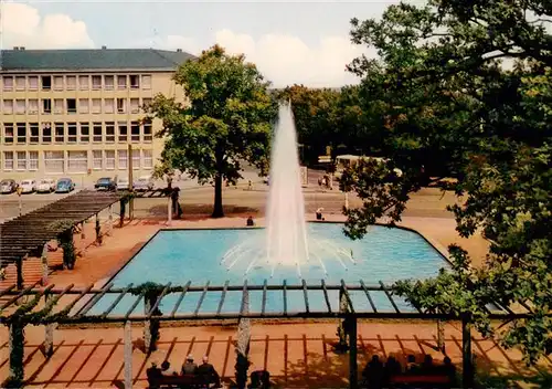 AK / Ansichtskarte 73943243 Moenchengladbach Bismarckplatz Fontaene