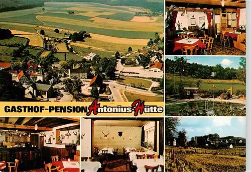 AK / Ansichtskarte 73943390 Eisborn Gasthof Pension Antonius Huette Gastraeume Wassertreten Panorama