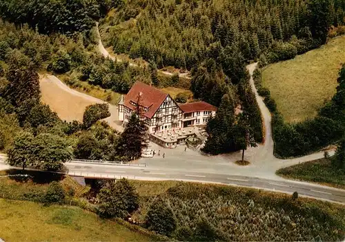 AK / Ansichtskarte 73943449 Wiemeringhausen Hotel Haus Wildenstein Fliegeraufnahme