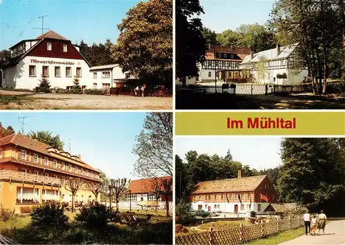 AK / Ansichtskarte 73943471 Meuschkensmuehle Schloessermuehle Waldcafe und Betriebspionierlager des VEB Bitterfeld Amtsschreibermuehle Ferienheim des VEB Karl Marx Jugenherberge Froschmuehle