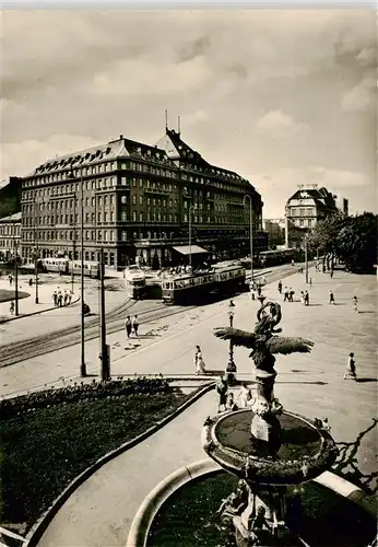 AK / Ansichtskarte 73943494 Bratislava_Pressburg_Pozsony_SK Hviezdoslavovo namestie Hotel Carlton