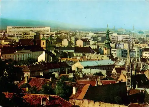 AK / Ansichtskarte 73943498 Bratislava_Pressburg_Pozsony_SK Stadtblick von der Burg