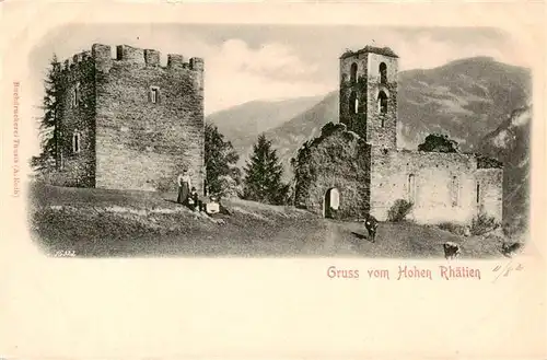 AK / Ansichtskarte  Rhaetikon_GR Partie am Hohen Rhaetien