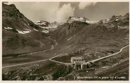 AK / Ansichtskarte  Julier-Hospitz_2237m_GR mit Val d'Agnelli