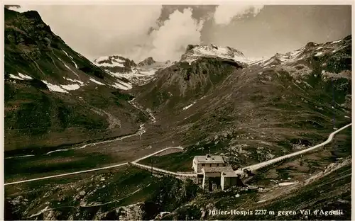 AK / Ansichtskarte  Julier-Hospitz_2237m_GR mit Val d'Agnelli