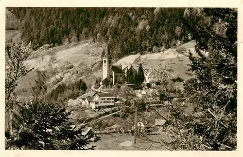 AK / Ansichtskarte  Fischerbach_Kinzigtal Gasthaus zum Schlossberg Kirche