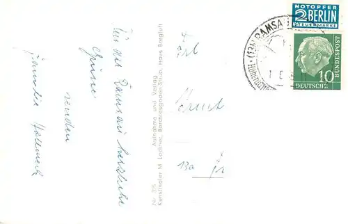 AK / Ansichtskarte  Ramsau_Berchtesgaden Gasthof Unterwirt mit Hohem Goell