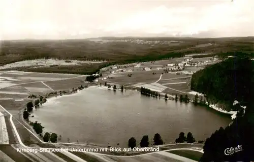 AK / Ansichtskarte  Unterbraend_Braeunlingen_BW Kirnberg Stausee mit Blick auf Oberbraend