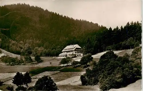 AK / Ansichtskarte  Schoenau_Schwarzwald Gasthaus Pension Haldenhof