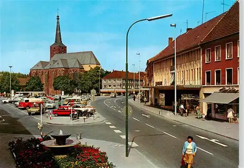 AK / Ansichtskarte  Geldern Markt Blick zur Kirche