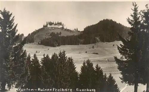 AK / Ansichtskarte 73943664 Pfronten Ruinen Freiberg Eisenberg