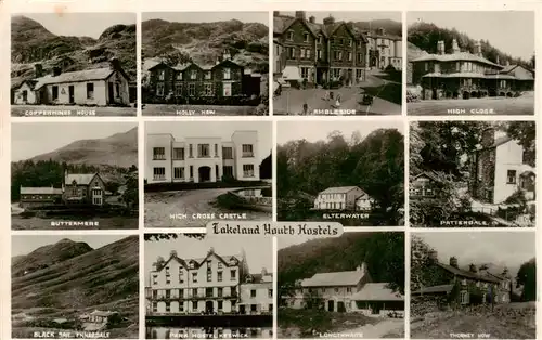 AK / Ansichtskarte  Stoke-on-Trent_UK Lakeland Youth Hostels Coppermines House Holly Mow Buttermere High Cross Castle Black Sail Ennerdale Park Hostel Keswick Ambleside High Close Elterwater Patterdale