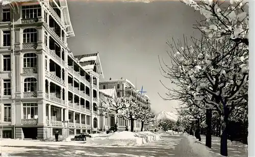 AK / Ansichtskarte  Leysin_VD Le Grand Hotel et le Pic Chaussy