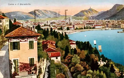 AK / Ansichtskarte  Como__Lago_di_Como e il Baradello