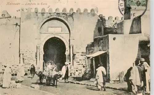 AK / Ansichtskarte  Kairouan_Qairawan_Tunesie La Porte de Tunis