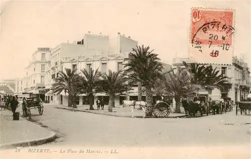 AK / Ansichtskarte  Bizerte_Tunesie La Place du Marche