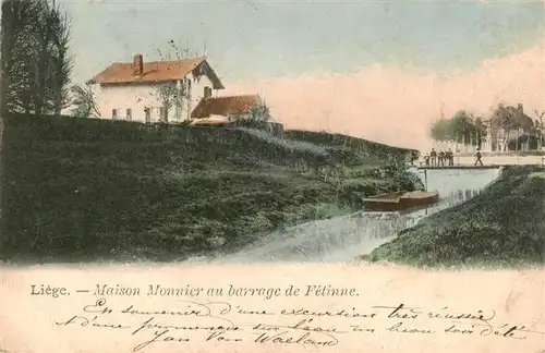 AK / Ansichtskarte  Liege_Luettich_Luik_Belgie Maison Monnier aubarrage de Fetinne