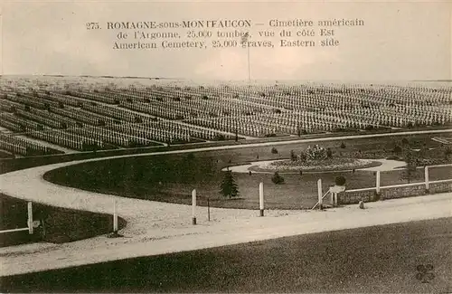 AK / Ansichtskarte  Romagne-sous-Montfaucon_55_Meuse Cimetiere americain