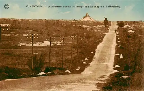 AK / Ansichtskarte  Navarin_51_Marne Le Monument domine les champs de Bataille 
