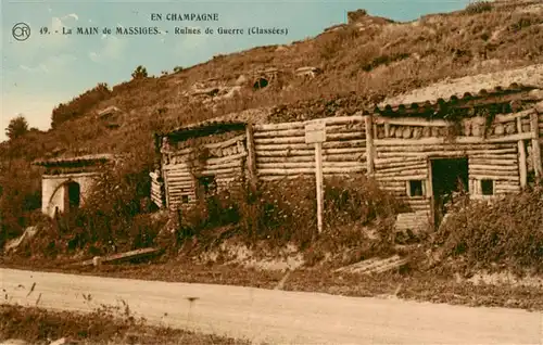 AK / Ansichtskarte  Massiges_51_Marne Ruines de Guerre