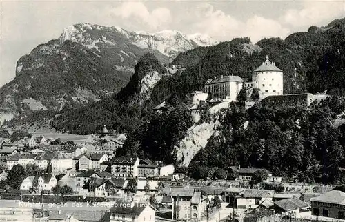 AK / Ansichtskarte 73943719 Kufstein_Tirol_AT mit Kaisergebirge und Schloss