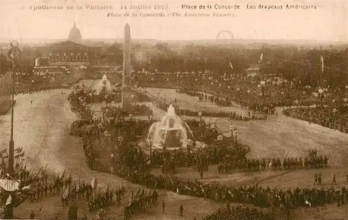 AK / Ansichtskarte  Paris_75 Apotheose de la Victoire Le Juillet 1919