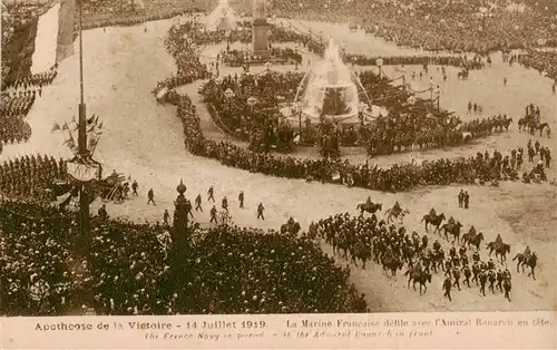 AK / Ansichtskarte  Paris_75 Apotheose de la Victoire Le Juillet 1919