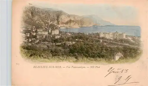 AK / Ansichtskarte  Beaulieu_-sur-Mer_06_Alpes-Maritimes Vue Panoramique