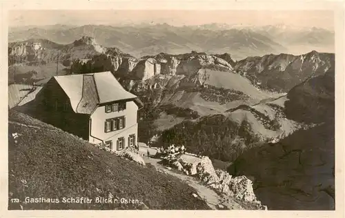 AK / Ansichtskarte  St_Gallen_SG Gasthaus Schaefler Panorama