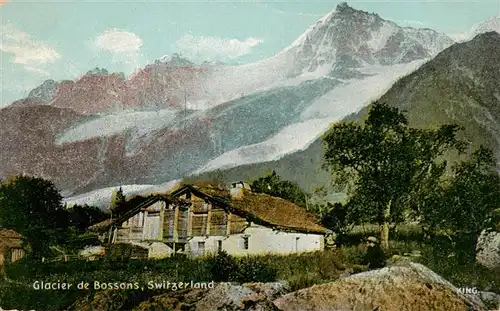AK / Ansichtskarte  Glacier_des_Bossons_VD Berghuette