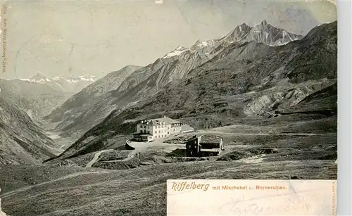 AK / Ansichtskarte  Riffelberg_Matterhorn_VS mit Mischabel und Berneralpen