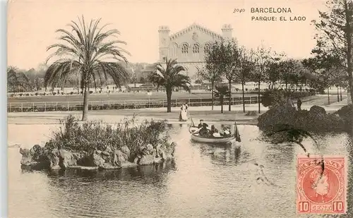 AK / Ansichtskarte  Barcelona_Cataluna_ES Parque El Lago