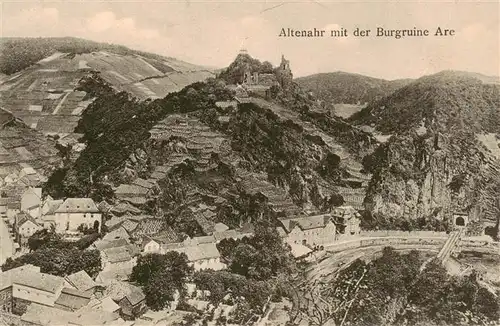 AK / Ansichtskarte  Altenahr mit Burgruine Are