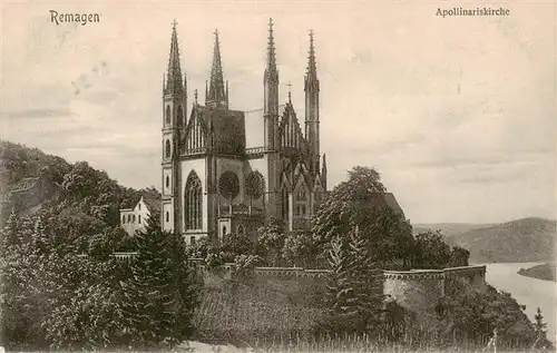 AK / Ansichtskarte 73943773 Remagen_Rheinland-Pfalz Apollinariskirche