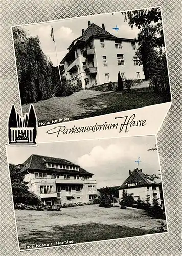 AK / Ansichtskarte 73943801 Bad_Eilsen Haus Hermine Parksanatorium Hasse Haus Hasse