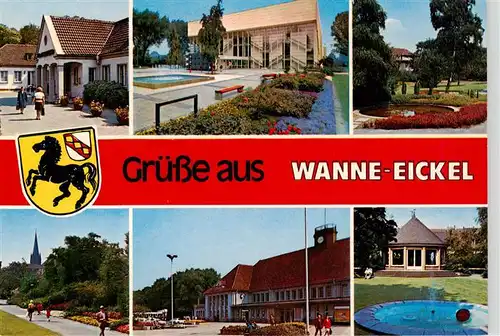 AK / Ansichtskarte  Wanne-Eickel Kuranlagen Teilansichten